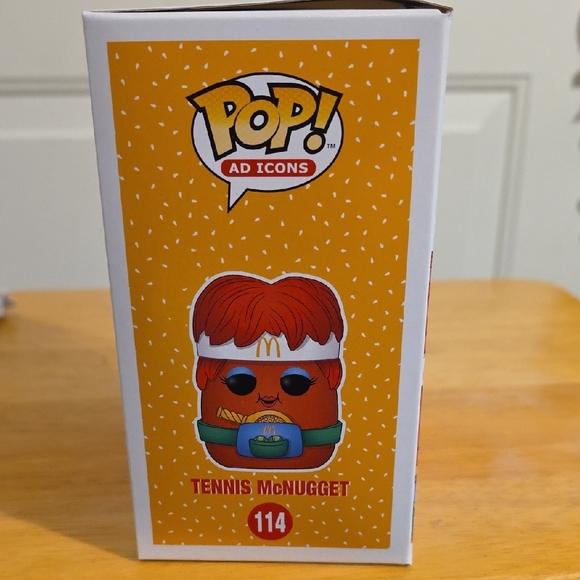 Funko Pop! Tennis McNugget Figure - Red and Orange - Picture 4 of 4